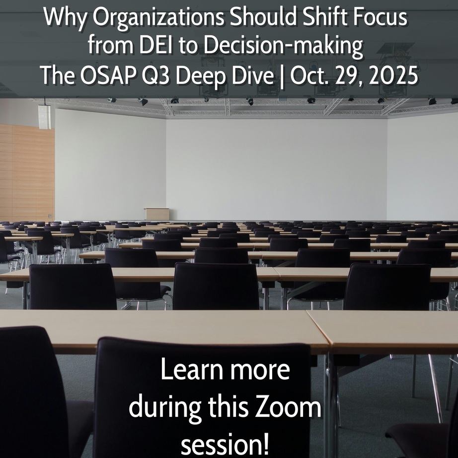 Register Now for the OSAP 2025 Q3 Deep Dive Register Now for the OSAP 2025 Q3 Deep Dive